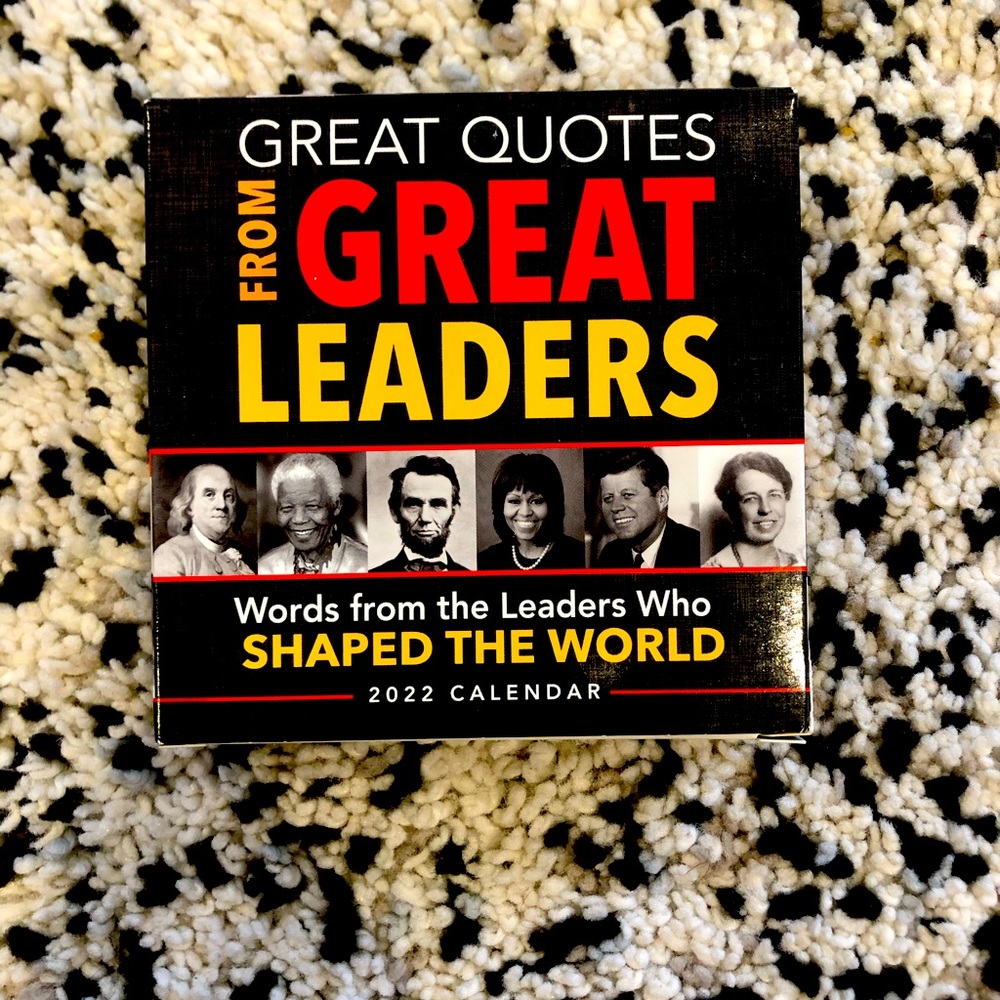 Bnib 2022 calender great quotes from great leaders